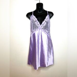 NWT Avid Love Women’s Lace Chemise Babydoll 2XL Purple Fairy Princess Coquette
